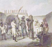 Augustus Earle Punishing negroes at Cathabouco oil painting reproduction